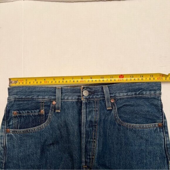 Levis * Premium 501 S jeans EUC 100% cotton W29 L28” High-rise - Picture 4 of 16